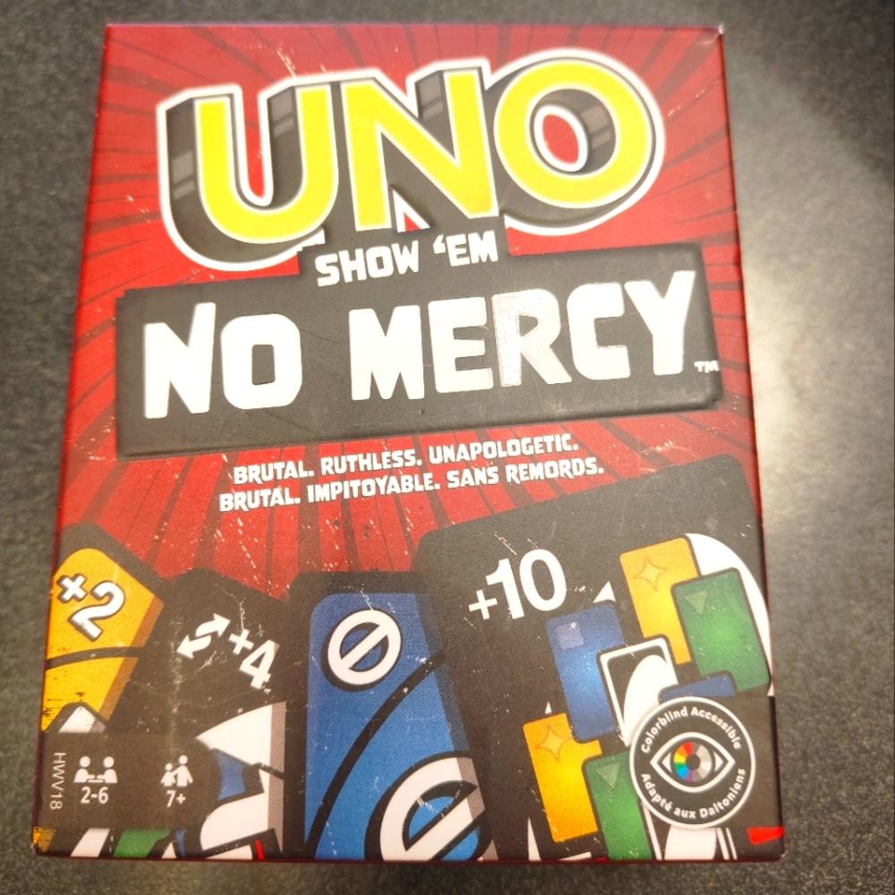 UNO Show 'Em No Mercy Card Game